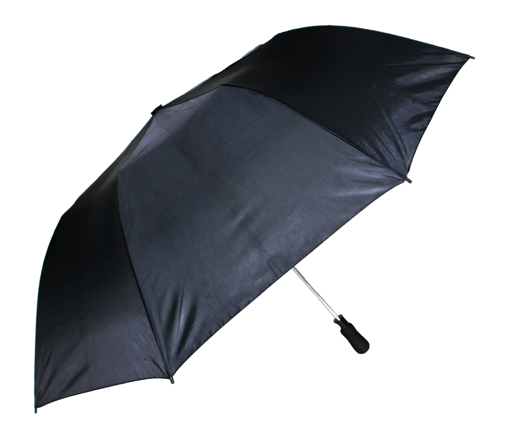 28" Black 2 Section Auto Open Umbrella (24 pcs/ctn)
