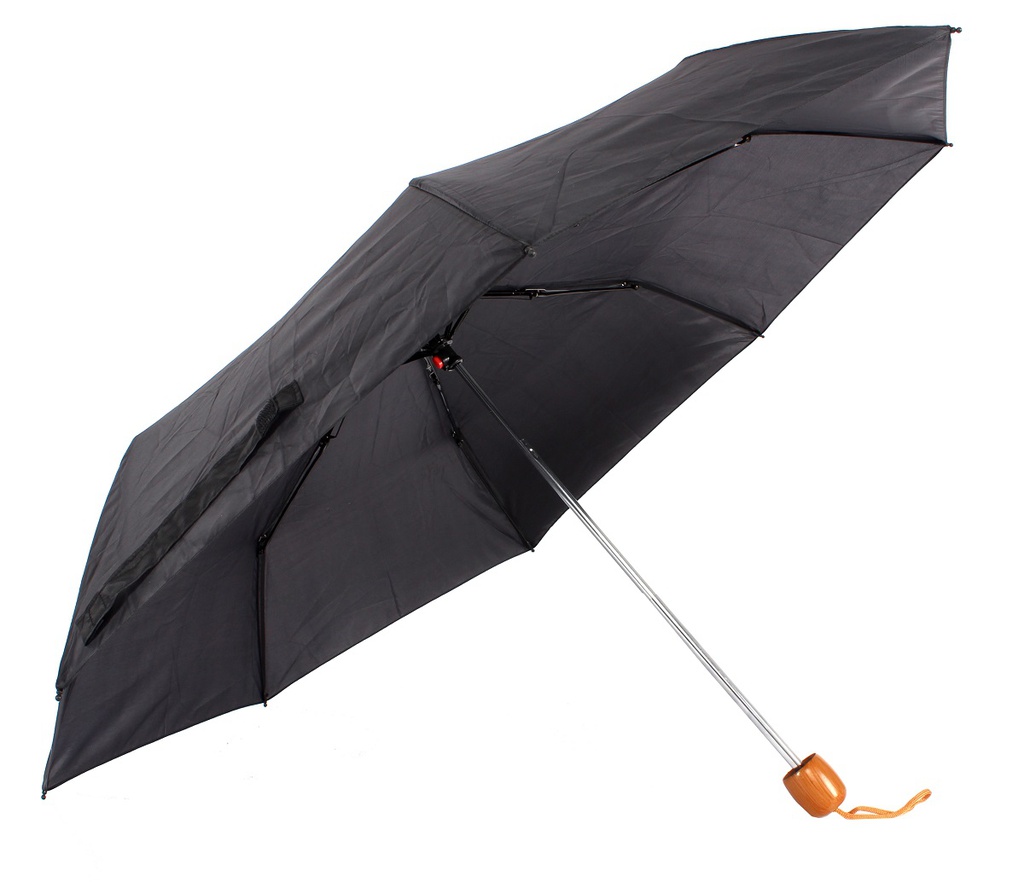 21" Black 3 Section Super Mini Umbrella (60 pcs/ctn)