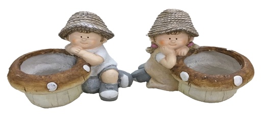 [CPGC-0422] 26*17*21cm Stone Statue, Garden Decor (4 pc/ctn)