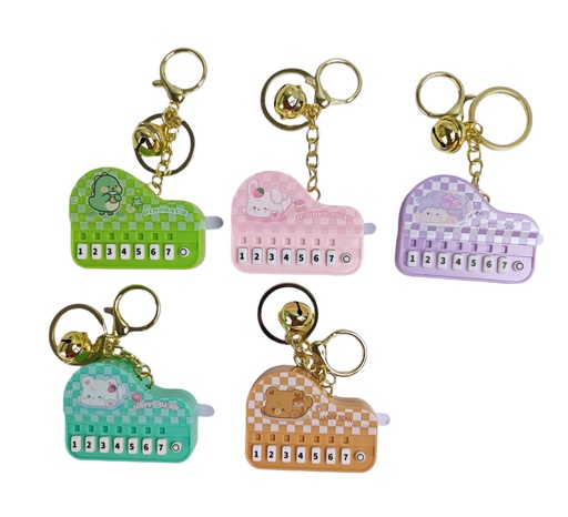 [HT7305] Keychain, Electronic Piano (300 pc/ctn)