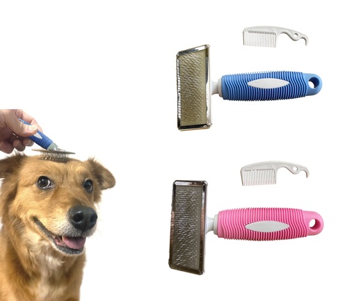 [PP3026M] Self Cleaning Slicker Brush for Dogs & Cats, Medium Size (144 pc/ctn)