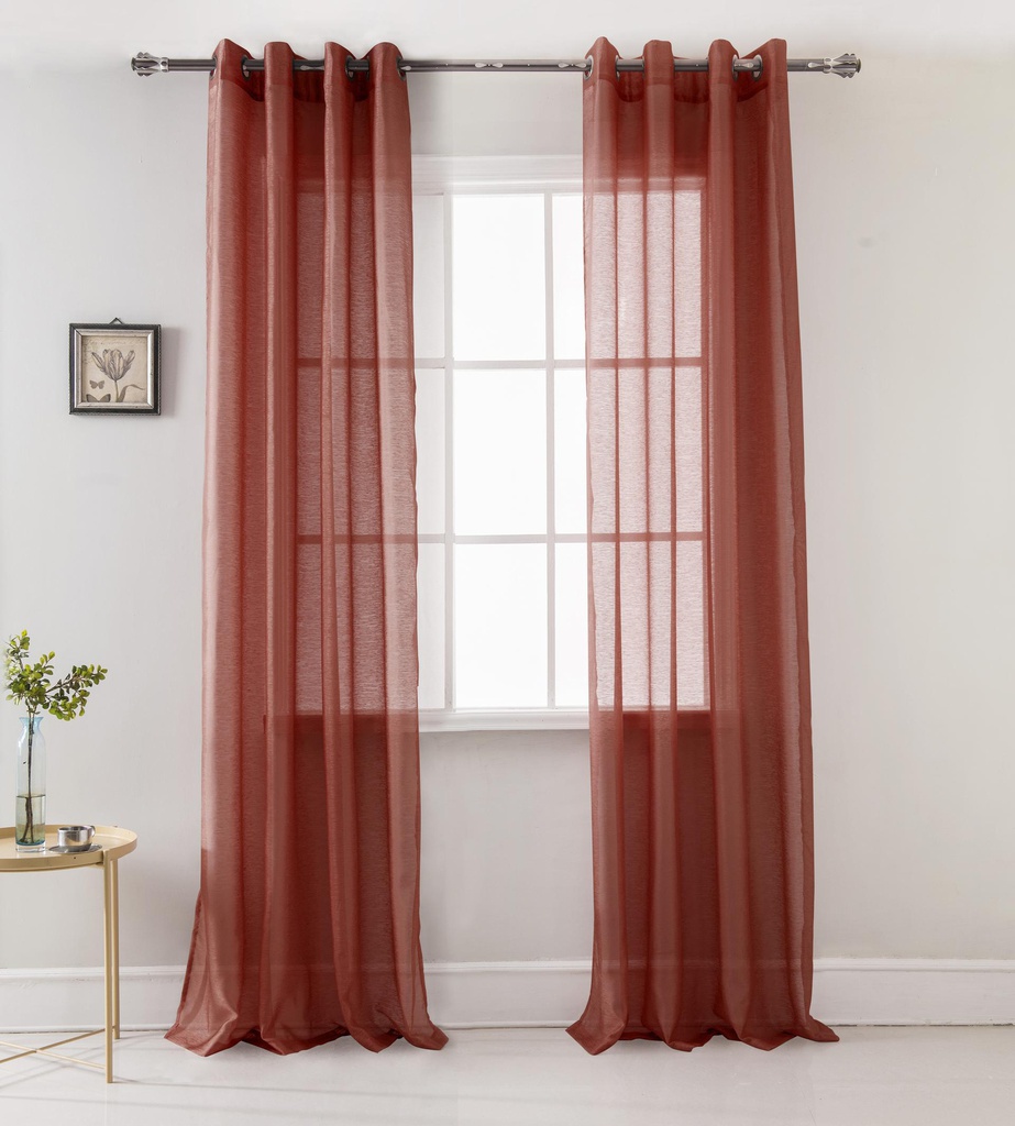 54"x84" Burgudy Window Curtain (12 pcs/ctn)