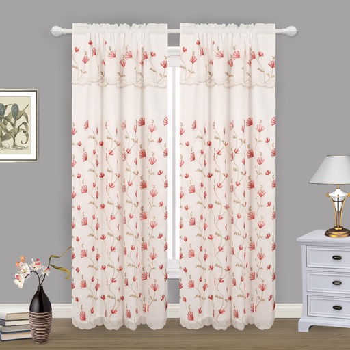 [WC59101-FN] 54"x84" Fan Pattern Window Curtain (12 pcs/ctn)