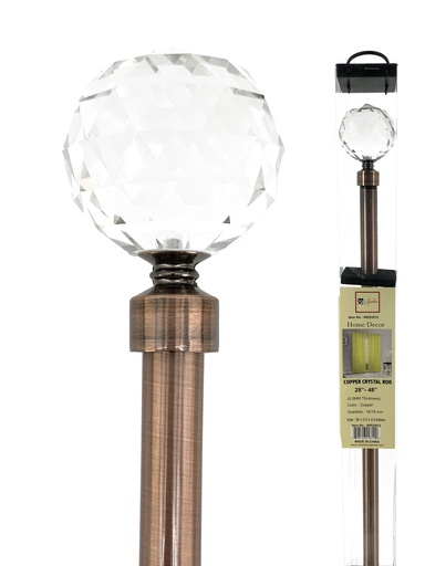 [WRR22812] 28-48" Copper Crystal Rod (10 pcs/ctn)