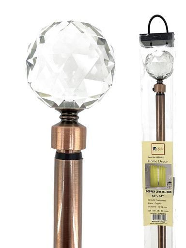 [WRR26612] 66-120" Copper Crystal Rod (10 pcs/ctn)