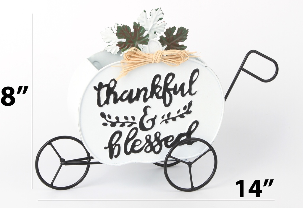 Harvest Cart Decoration, 14"x8"(36x10x20CM) (12 pc/ctn)