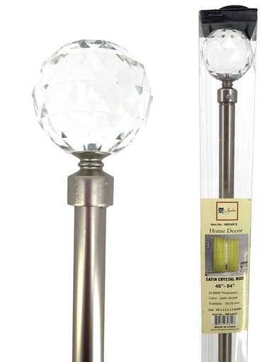 [WRR34812] 48-84" Stain Crystal Rod (10 pcs/ctn)
