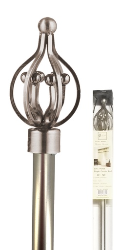 [WRS36602] 66-120" Stain Plated Curtain Rod (10 pcs/ctn)