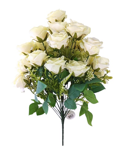 [FL6663] 24 Heads Rose, 50cm, dia 9cm (24 pc/ctn)