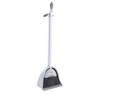 [C21-10612] Kangaroo Dustpan + Broom (12 pcs/ctn)(Mixed Colors)