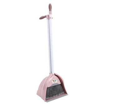[C21-10613] 21 x 28 x100 cm Kanguru Dustpan And Brush / Big - Mixed Colors (12 pcs/ctn)
