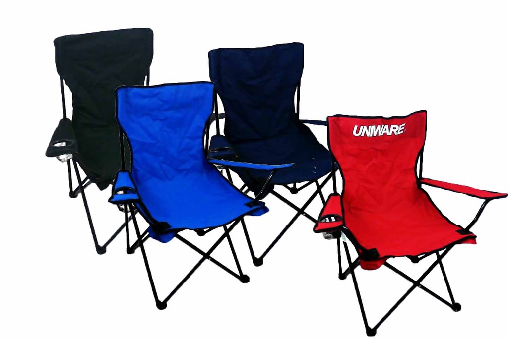 34&quot; Black Polyester Folding Chair with Bag (8 pcs/ctn)