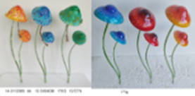 Metal Mushroom Yard Stake (12 pcs/ctn)