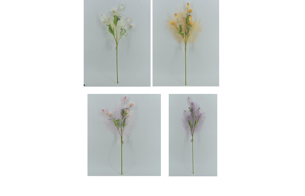 32" Stem,Flower Head:3 pc,4 Colors Assorted (120 pc/ctn)