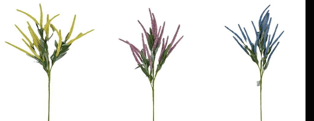 31" Millet Stem,Flower Head:15 pc,4 Colors Assorted (144 pc/ctn)