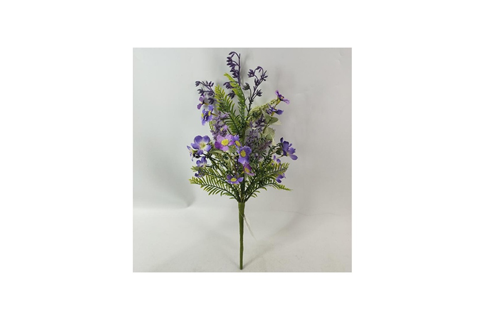 19" Wild Flower Bush,Flower Head:24 pc (120 pc/ctn)