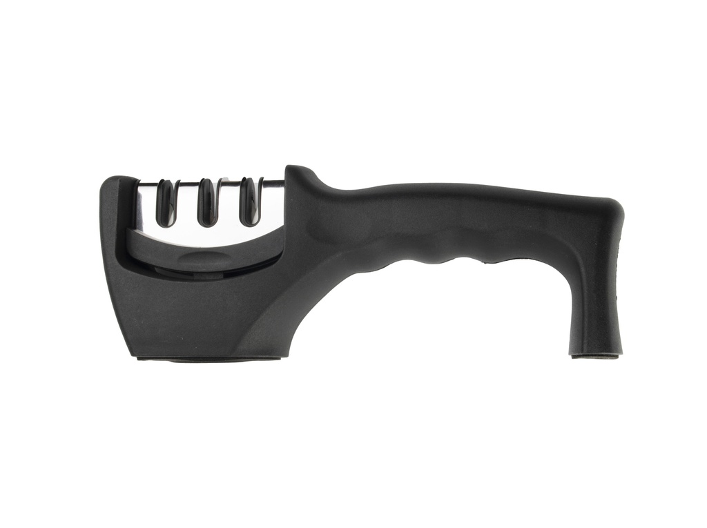 Stainless Steel Knife Sharpener - Fine, Coarse, Ceramic (120 pc/ctn)