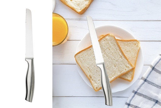 [203802] 13.5" Stainless Steel Bread Knife (72 pc/ctn)