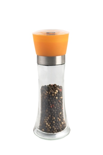 [GL335] Glass Pepper Grinder, 200ml, 5.1"x1.6"(13x4x6.6cm) (72 pc/ctn)