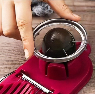 [771012] Chicken Egg Slicer, 2 Slicer Functions - Slices + Wedges (144 pc/ctn)
