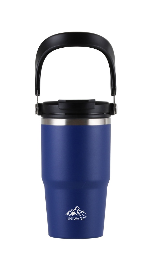 590ml Double Wall Stainless Steel Flask, Blue  (12 pc/ctn)