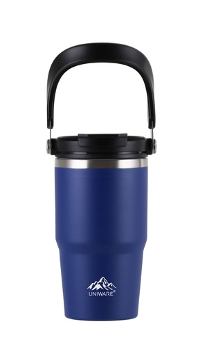 [2473BL] 590ml Double Wall Stainless Steel Flask, Blue  (12 pc/ctn)
