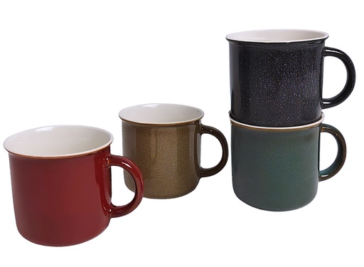 [6945] 13.7 oz(405ml)  new Bone China Mug w. Assorted Pattern (36 pc/ctn)