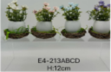 [HD10909] Decorative Plant Sprouting in Egg on Nest, 12cm (120 pcs/ctn)