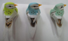 Foam & Feather Birds, 8cm (720 pcs/ctn)