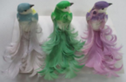 Foam & Feather Birds, 13cm (720 pcs/ctn)