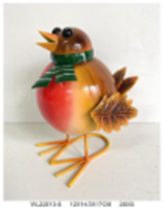 Metal Robin Decor, 12x14.5x17cm (1PC/opp bag
12PCS/CTN)