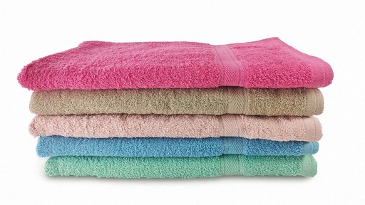 [BT8007] 35x70" Bath Sheet, Poly Cotton, Assorted,455 gsm (12 pc/ctn )
