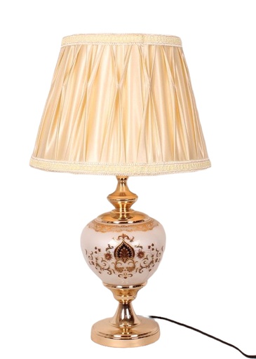 [L30037] 13" High Quality Cream Lamp (1 pcs/ctn)