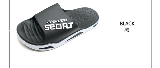 [SL327L] Men Summer Slippers, Black (24 pair/ctn)