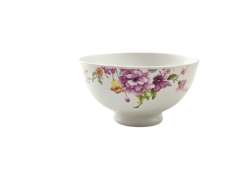 [GGC203-45] 4.5" Porcelain Bowl, Pink Flower (24 pc/ctn)