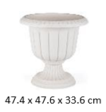 25.3LT Nergiz Pot Flower Pot, 474X476X336mm (50 pc/ctn)
