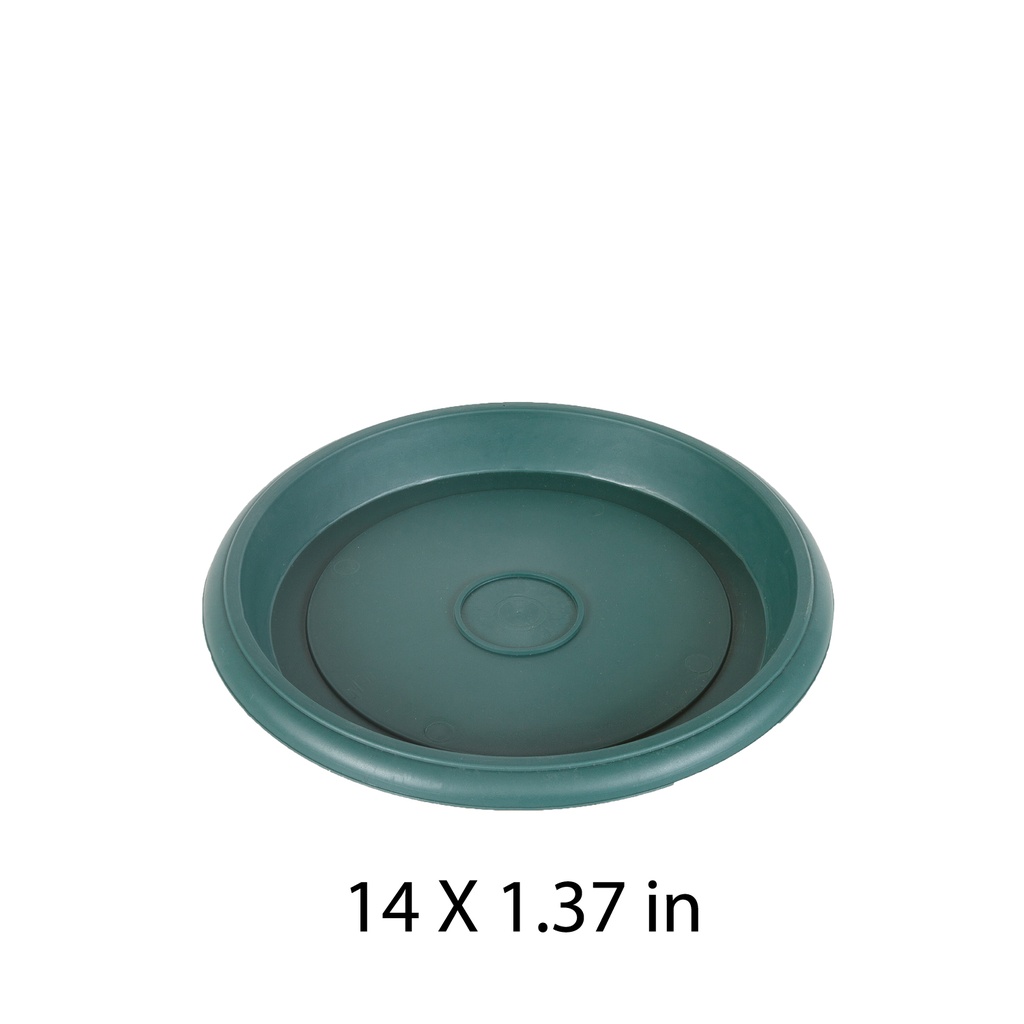 11.25" Flowerpot Tray, Green (530 pc/ctn)