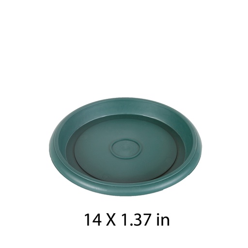 [FL0006T] 11.6LT Waterdrop Flower Pot Plate, 290(225)x290x35mm (530 pc/ctn)