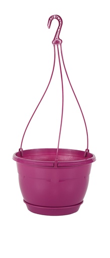 [FL0159LP] 6LT Safir Macrome Hanging Pot, 265(245)X165mm (60 pc/ctn)