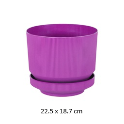 6LT Lux Pot Flower Pot, 225X187mm (20 pc/ctn)