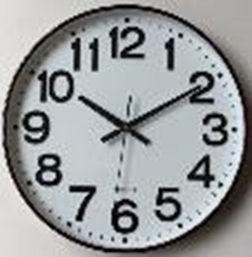 [CL060]  16" Round Wall Clock (10 pc/ctn)