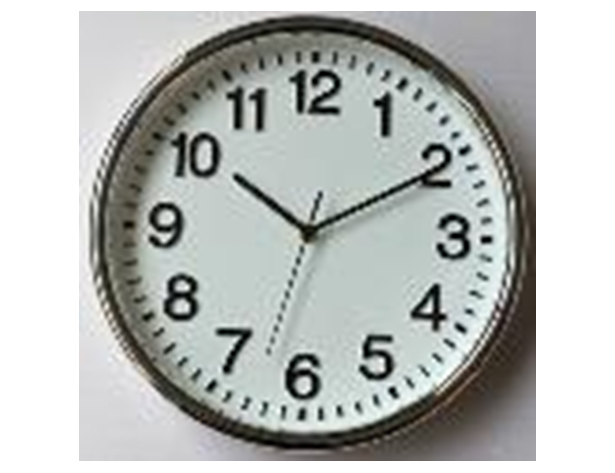 12" Round Wall Clock (10 pc/ctn)