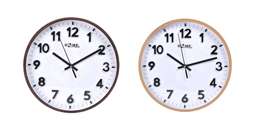 [CL002] 10" Round Wall Clock, Mixed Colors (10 pc/ctn)