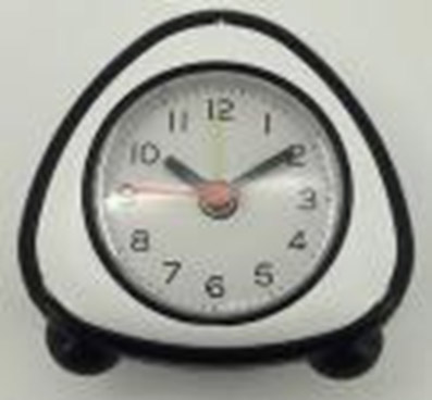[CL335] Triangle Alarm Clock, 3.74"×3.54"×1.38"(9.5×9×3.5cm) (10 pc/ctn)