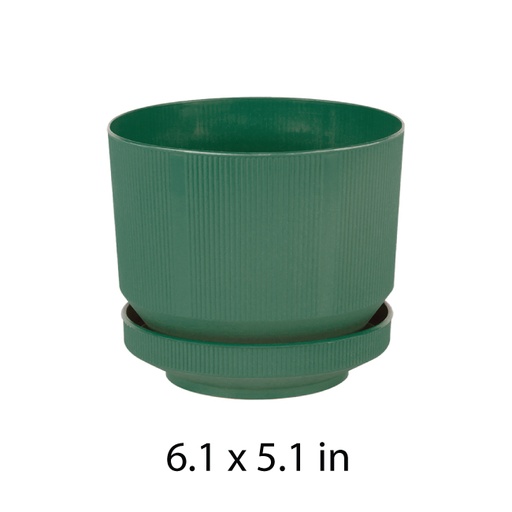 [FL0031GR] 1.7LT Lux Pot Flower Pot, 155X130mm (60 pc/ctn)