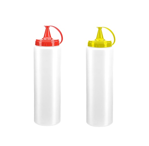 [P70354] 13.5 oz(400ml) Plastic Sauce Bottle/Dispenser (40 pc/ctn)