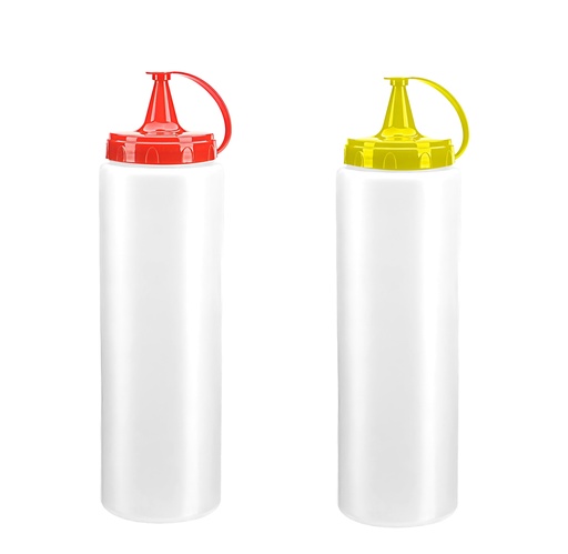 [P70355] 23.7 oz(700ml) Plastic Sauce Bottle/Dispenser (40pc/ctn)