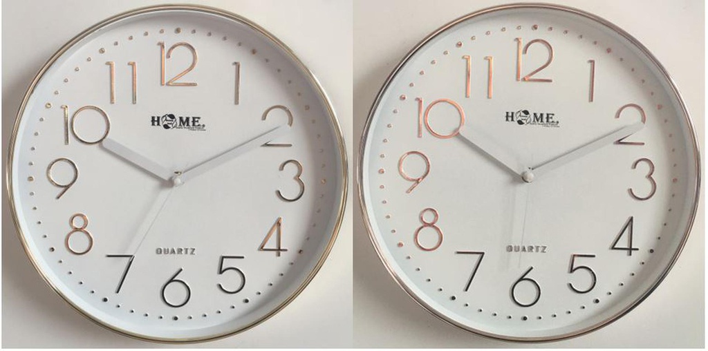 11.8" Large Round Wall Clock (6 pcs/ctn)