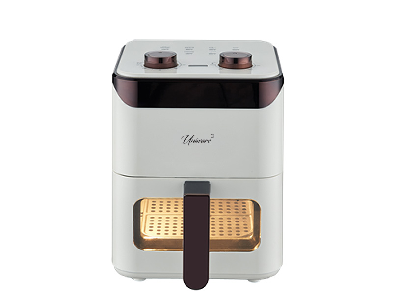 3.7 QT(3.5LT) Mechanical Air Fryer, 1400w, Precision Temperature and Safety Features, color box, ETL Certified  (2 pc/ctn)