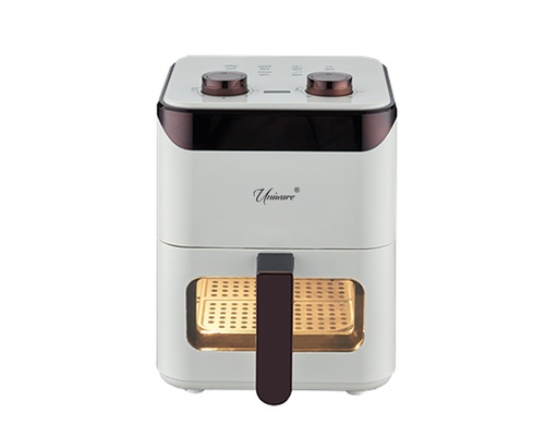 [84001] 3.7 QT(3.5LT) Mechanical Air Fryer, 1400w, Precision Temperature and Safety Features, color box, ETL Certified  (2 pc/ctn)